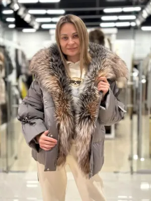 Пуховик — парка Chanevia Dark Grey