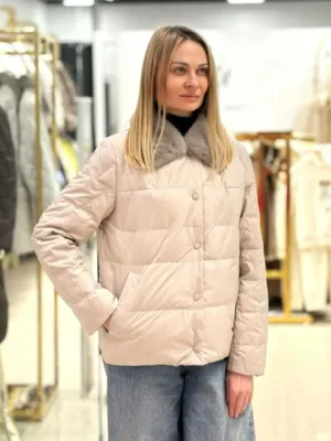 Куртка CHANEVIA 25129 Light Grey