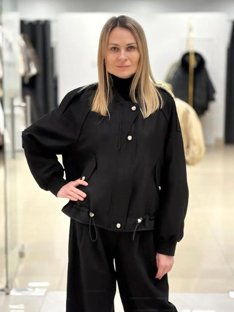 Тренч CHANEVIA 9913 Black - CHANEVIA