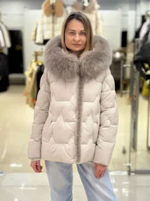 Пуховик Chanevia ICE GREY