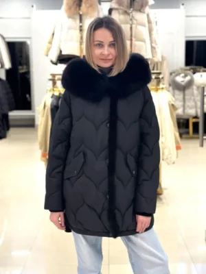 Пуховик Chanevia BLACK