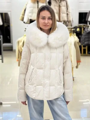 Пуховик Chanevia CREAM WHITE