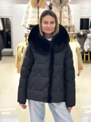 Пуховик Chanevia BLACK