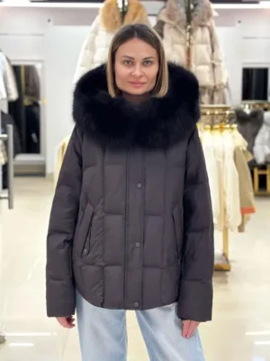Пуховик Chanevia SEAL BROWN
