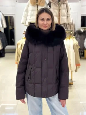 Пуховик Chanevia WINE BROWN