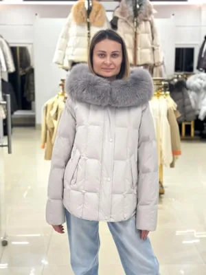 Пуховик Chanevia ICE GREY