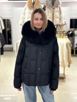 Пуховик Chanevia BLACK