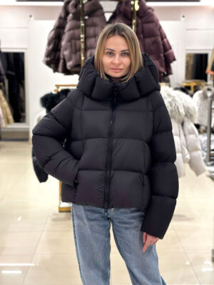 Пуховик Chanevia 25563 BLACK