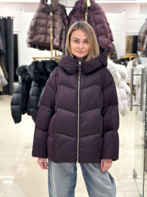 Пуховик Chanevia 25560 BURGUNDE
