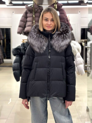 Пуховик Chanevia 25603 BLACK